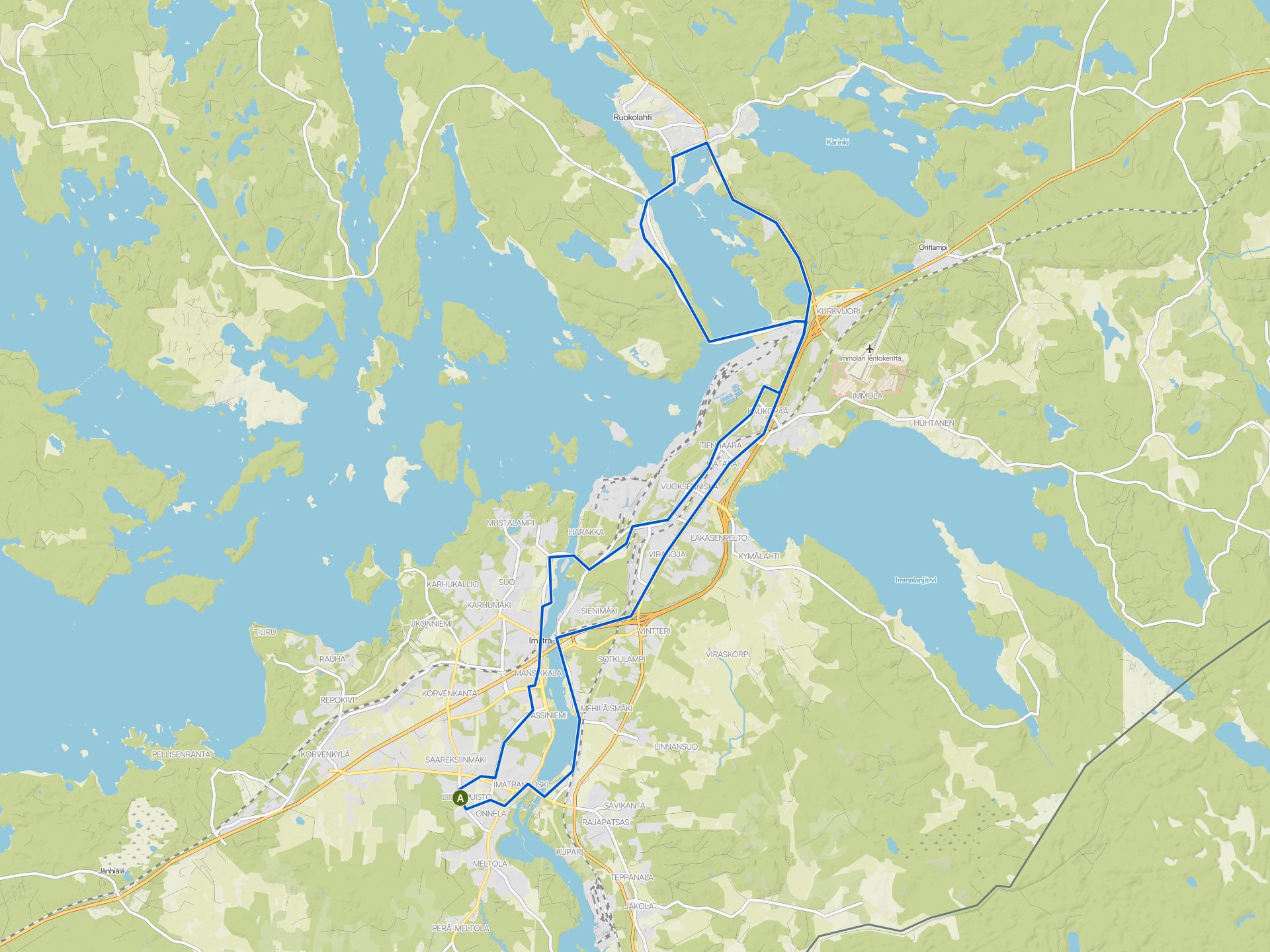 The best cycling routes around Imatra | Komoot